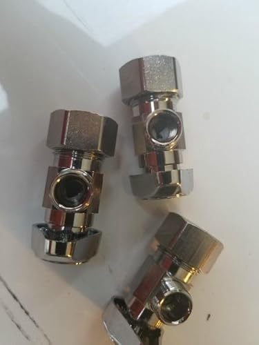 1/4 Turn Straight Stop Valve (1/2" x 3/8")